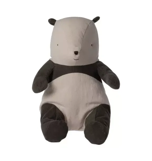 Janie and Jack Stuffed Animals-Safari friends, Medium panda black/white