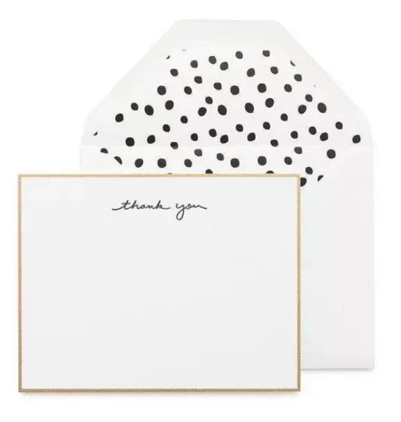 Janie and Jack Stationery-Scatter Dot Thank You Card multi