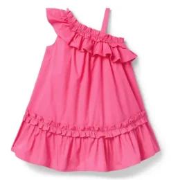 Janie and Jack Dresses-Serena Williams x Ruffle Rally Dress bold pink