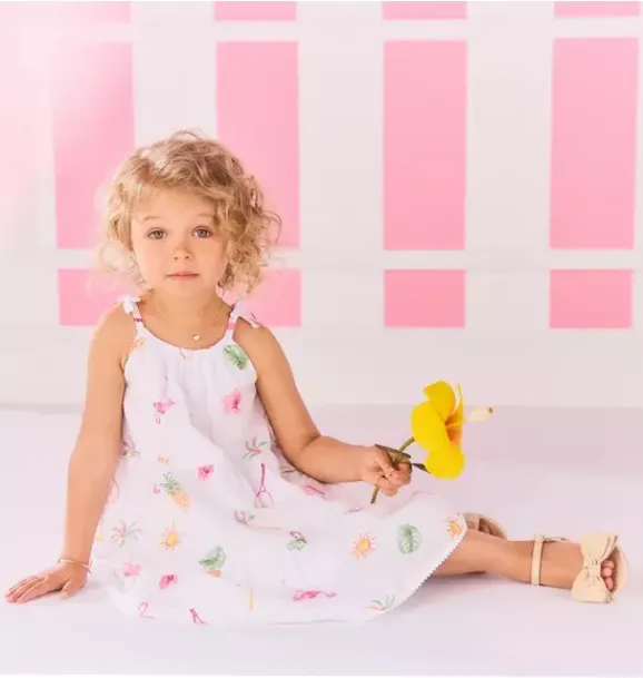 Janie and Jack Dresses-Serena Williams x Icon Dress white icon print