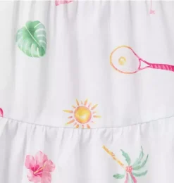 Janie and Jack Dresses-Serena Williams x Icon Dress white icon print