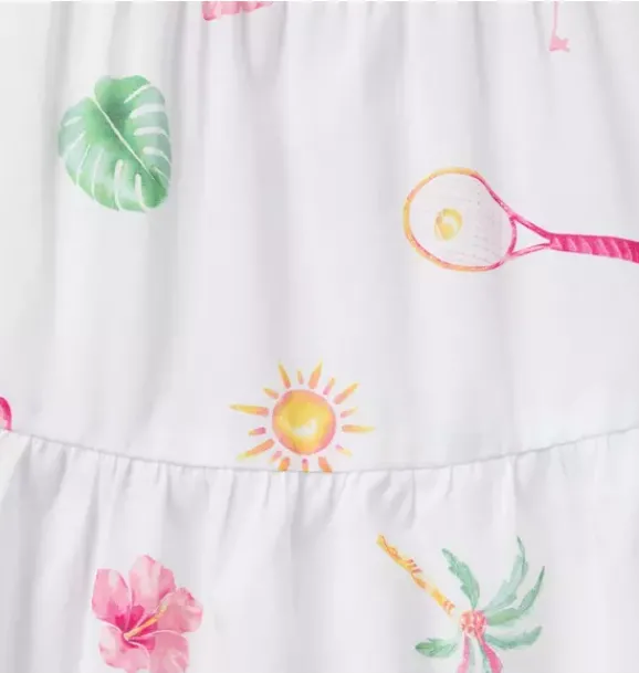 Janie and Jack Dresses-Serena Williams x Icon Dress white icon print