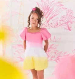 Janie and Jack Rompers & Jumpsuits-Serena Williams x Ombre Open Romper perfect pink ombre