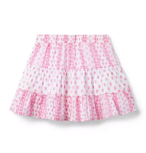Janie and Jack Matching Sets|Skirts & Shorts-Serena Williams x The G.O.A.T Skirt bold pink floral