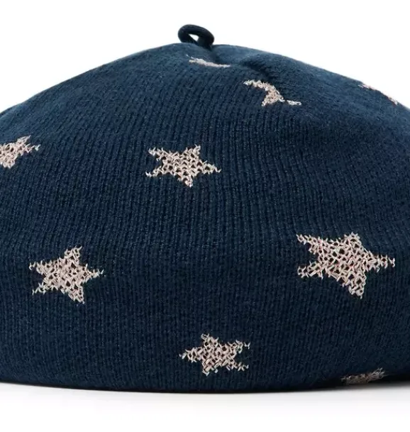 Janie and Jack Hats, Scarves, & Gloves-Shining Star Bow Beret merchant marine star