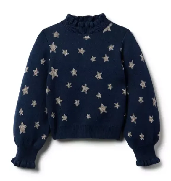 Janie and Jack Sweaters & Sweatshirts-Shining Star Sweater merchant marine star