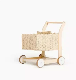 Janie and Jack Playroom-Shopping Trolley natural