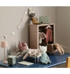 Janie and Jack Dolls-Sink Dresser, Mouse - dark powder