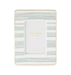 Janie and Jack Desk Accessories-Slate Stripe Frame multi