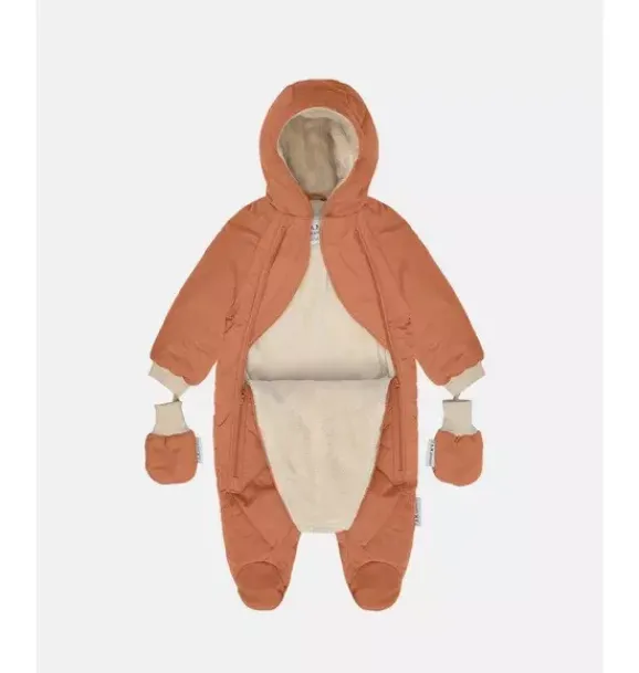 Janie and Jack Baby Clothing-Snow Jumpsuit - Benji Plush spice