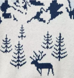 Janie and Jack Sweaters & Sweatshirts-Snow Scenic Sweater pale blue