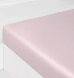 Janie and Jack Sheets-Solid Fitted Twin Sheet - rose