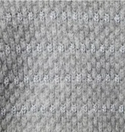 Janie and Jack Sweaters & Sweatshirts-Sparkle Stripe Sweater soft grey heather stripe