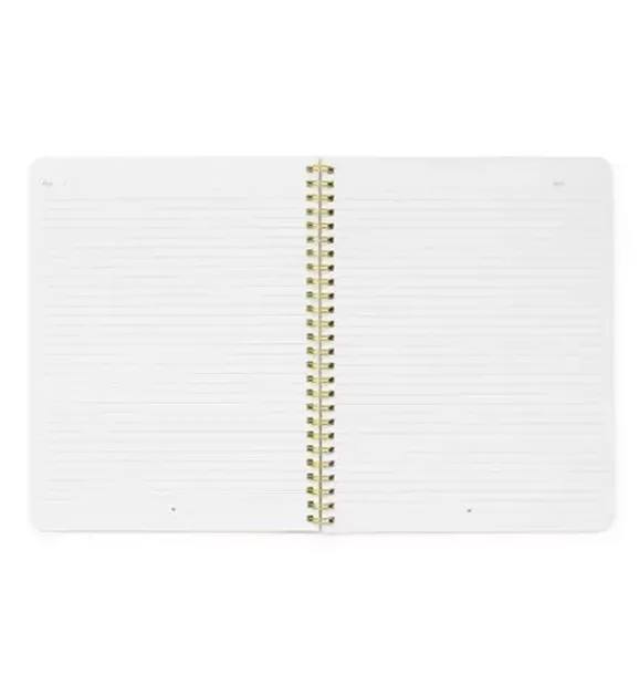 Janie and Jack Desk Accessories-Spiral Notebook, Office Green multi