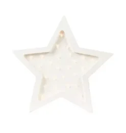 Janie and Jack Lighting-Star Lamp white