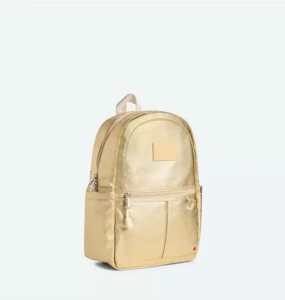 Janie and Jack Handbags & Backpacks-STATE Bags Kane Metallic Backpack metallic gold