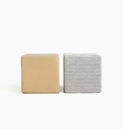 Janie and Jack Playroom-Stone Stripe Cube Set stone stipe