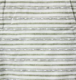 Janie and Jack Shorts-Striped Linen-Cotton Short lichen green stripe