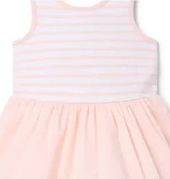 Janie and Jack Dresses-Striped Ruffle Hem Dress soft rose stripe