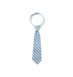 Janie and Jack Ties|Suiting-Striped Tie light blue stripe