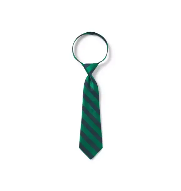 Janie and Jack Ties-Striped Tie lucky green stripe