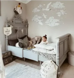 Janie and Jack Wallpaper-Swans Wall Decal Set multi