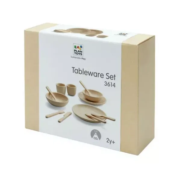 Janie and Jack Imaginary Play-Tableware Set multi