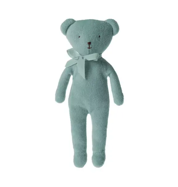 Janie and Jack Stuffed Animals-Teddy - blue