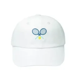 Janie and Jack Kids Accessories-Tennis Baseball Hat white