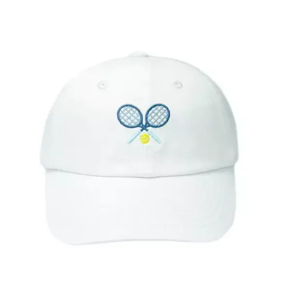 Janie and Jack Kids Accessories-Tennis Baseball Hat white