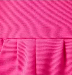 Janie and Jack Rompers & Jumpsuits-Textured Ruffle Shoulder Romper pink melon
