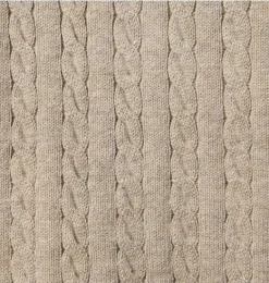 Janie and Jack Sweaters & Sweatshirts-The Cable Knit Polo Cardigan sandy beige heather