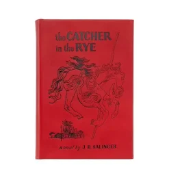Janie and Jack Books-THE CATCHER IN THE RYE LEATHER EDITION red