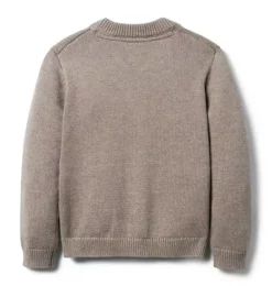 Janie and Jack Sweaters & Sweatshirts-The Classic Cardigan toasted heather
