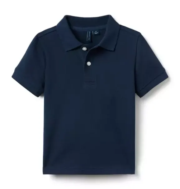 Janie and Jack Polos-The Classic Pique Polo merchant marine
