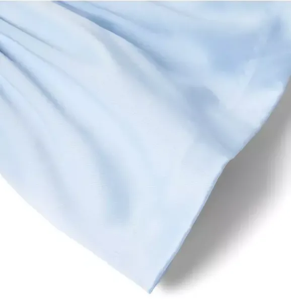Janie and Jack Dresses-The Dropwaist Debut Dress sunshower blue