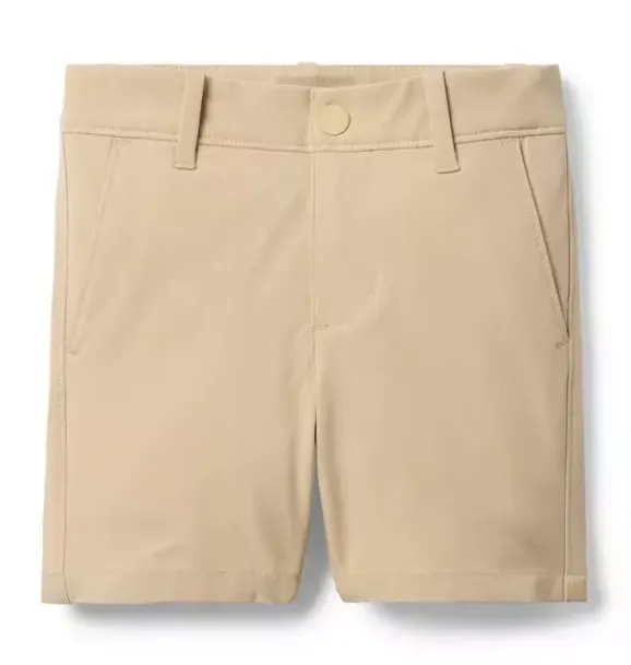 Janie and Jack Shorts-The Everywhere Quick Dry Short dark khaki