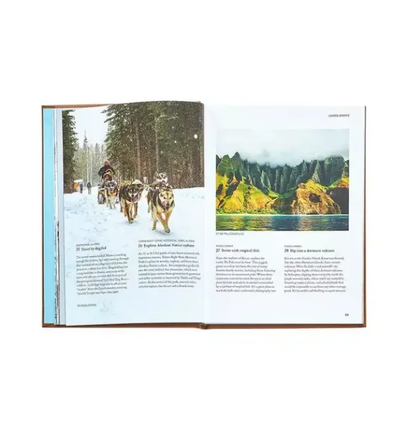 Janie and Jack Books-THE FAMILY BUCKET LIST LEATHER EDITION tan