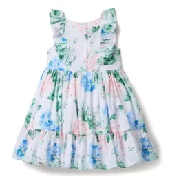 Janie and Jack Dresses-The Flower Show Dress white floral