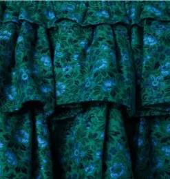 Janie and Jack Skirts & Shorts-The Hailey Smocked Skirt river green ditsy floral