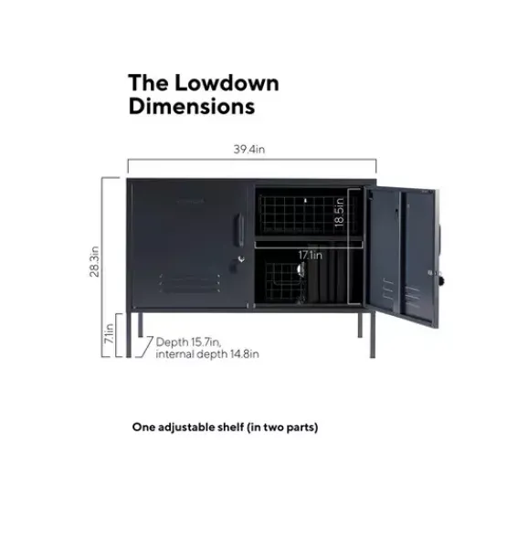 Janie and Jack Storage Furniture-The Lowdown in slate