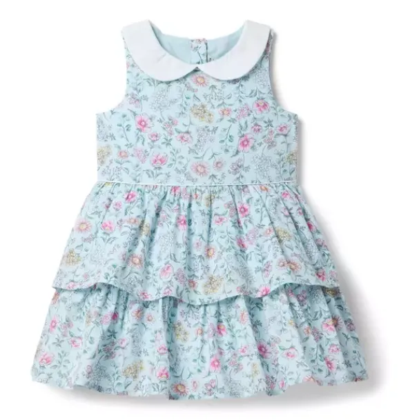 Janie and Jack Dresses-The Matching Moment Floral Dress light blue floral