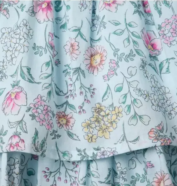 Janie and Jack Dresses-The Matching Moment Floral Dress light blue floral
