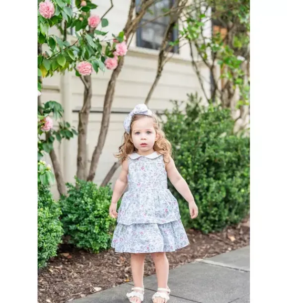 Janie and Jack Dresses-The Matching Moment Floral Dress light blue floral