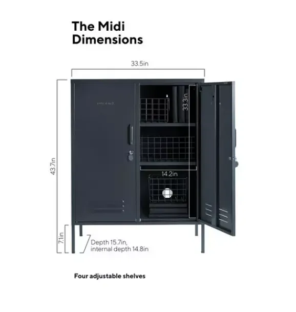 Janie and Jack Storage Furniture-The Midi in slate