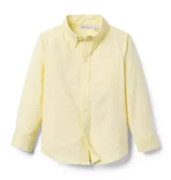 Janie and Jack Suiting|Shirts-The Oxford Shirt lemon squeeze heather
