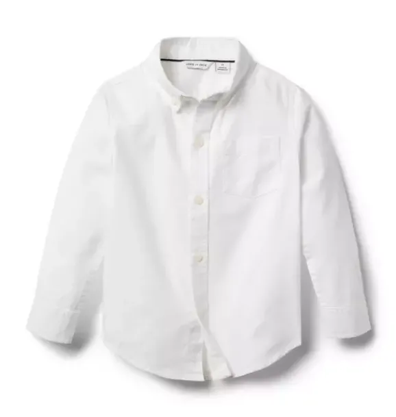 Janie and Jack Suiting|Shirts-The Oxford Shirt white