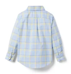 Janie and Jack Shirts-The Plaid Shirt cloudy blue plaid