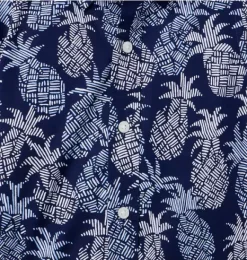 Janie and Jack Shirts|Swim Outfits-The Poplin Shirt merchant marine pineapple