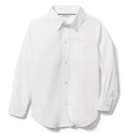 Janie and Jack Suiting|Shirts-The Poplin Shirt white